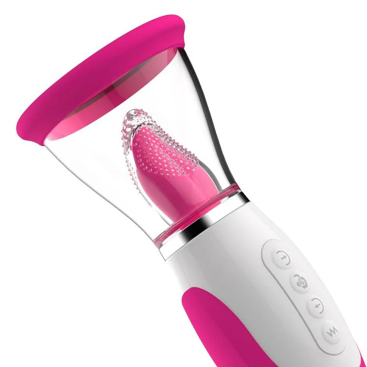 Sucking Vibrator With Tongue
