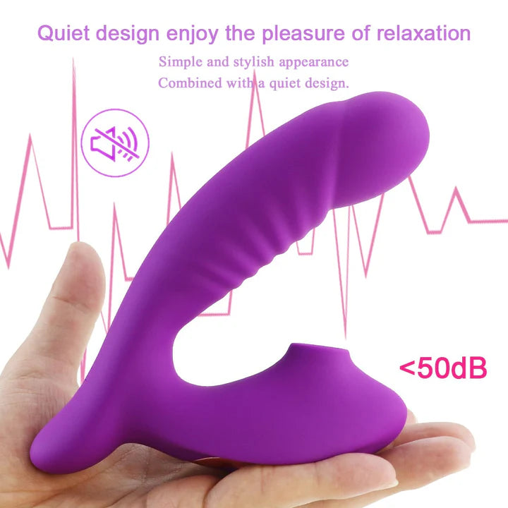 Clitoral Sucking G Spot Dildo Vibrator