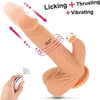 4 IN 1 Clitoral Stimulation Suction Cup Realistic Dildo