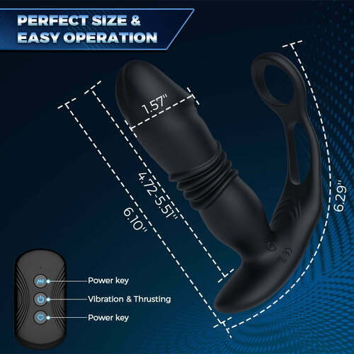 Flexi Prostate Bliss Vibrator With Cock Ring