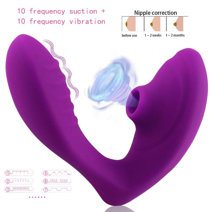 10 Speeds Vagina Sucking Vibrator