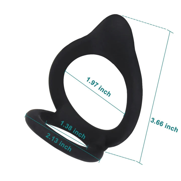 Ejaculation Lock Silicone Penis Ring