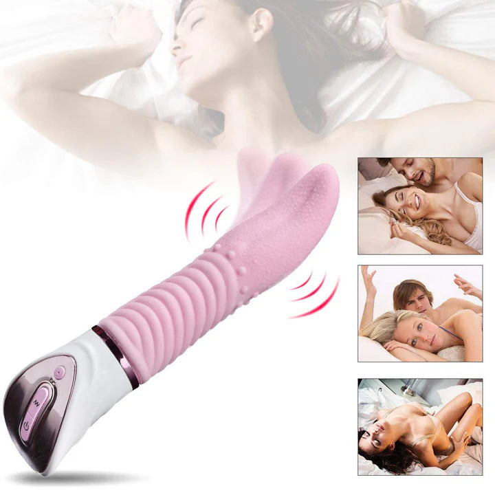 10 Speed Tongue Oral Sex G Spot Vibrating Massager