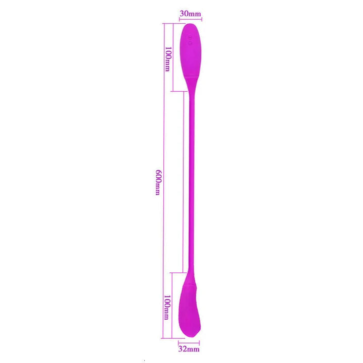 7 Speeds Double Head Jump Egg Bullet Dildo Couple Vibrator