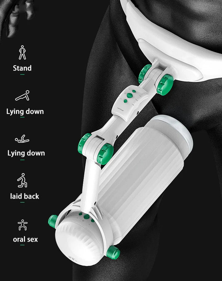 Remote Controller Automatic Telescopic Wearable Masturbator