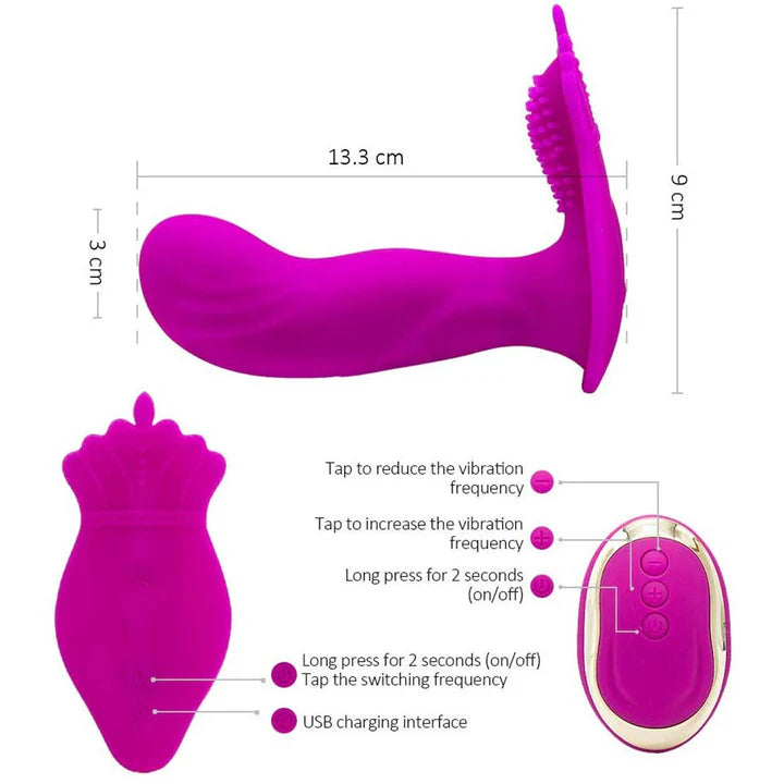 Wearable G Spot Crown Vibrator