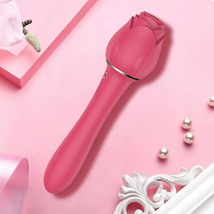 Powerful Rose Vibrator For Women Clitoris Nipple Clit Sucker