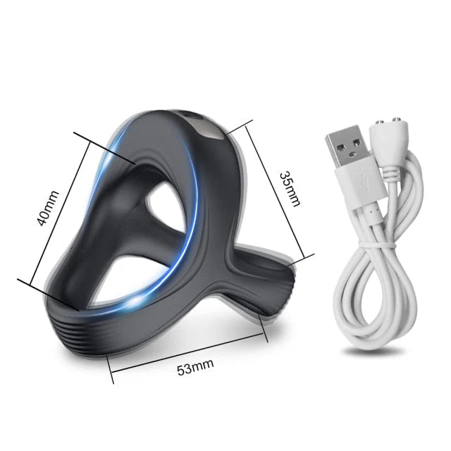 Vibrating Penis Ring for Men Erection Support