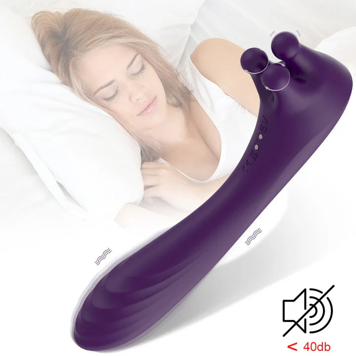 Clitoral Vibrator Trio of Fondling Nubs G Spot Dildo Vibrator