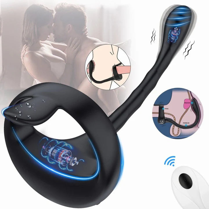 Adjustable Penis Ring & Anal Vibrator